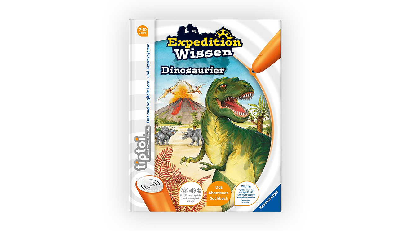 Book cover of tiptoi® Expedition Knowledge - Dinosaurs
