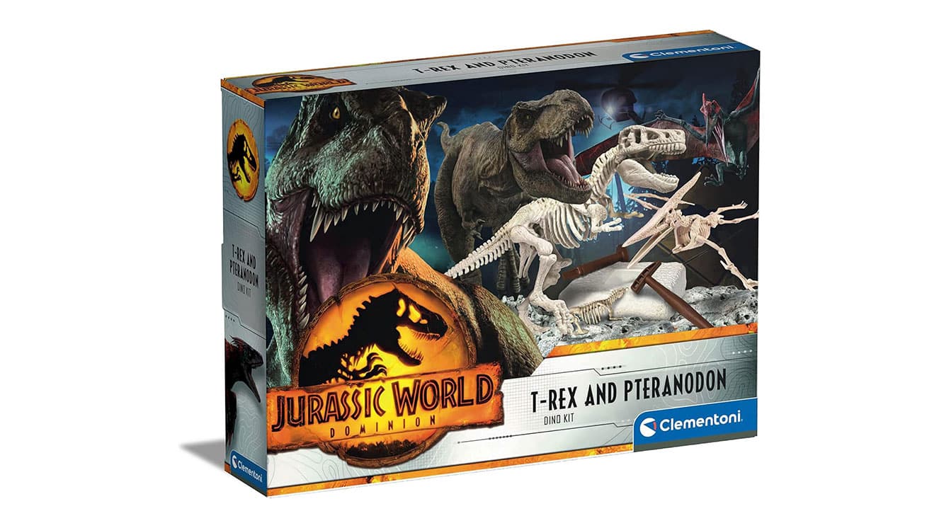 Product packaging from Clementoni Jurassic World 3